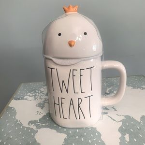Rae Dunn ‘Tweet Heart! Mug w/ Topper